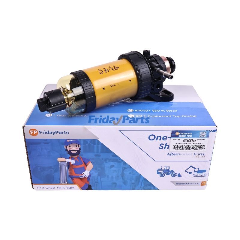 Kraftstofffilterbaugruppe 84392298 für New Holland Lader B110C B95C B95CLR B95CTC W50C W60C W70C W80C