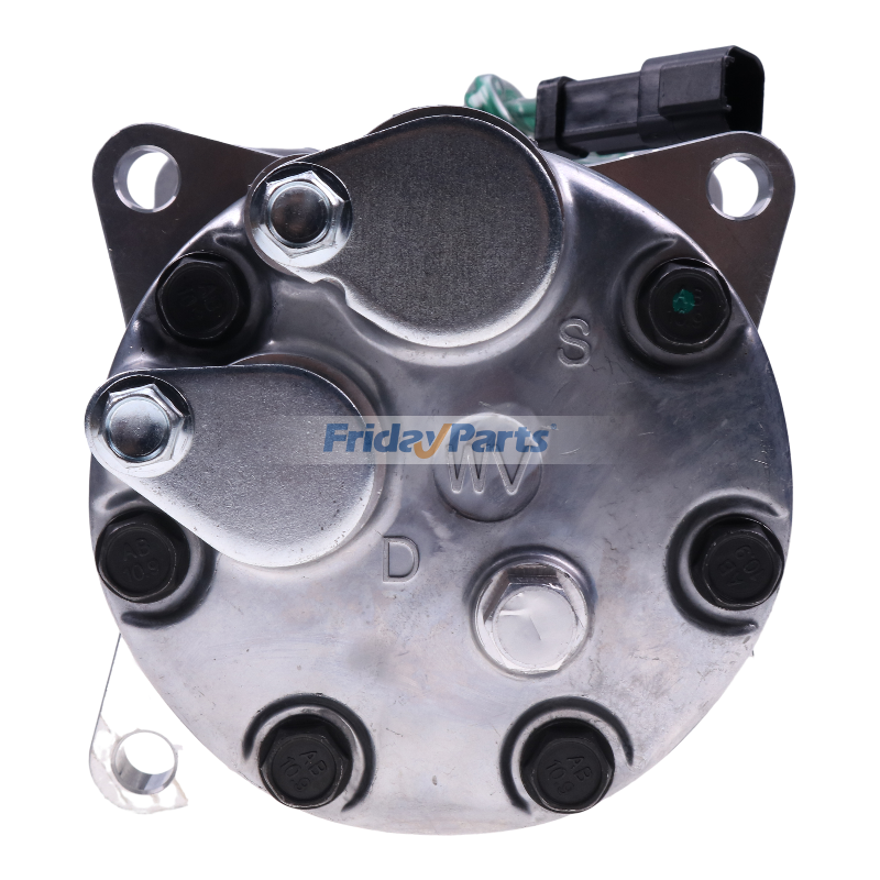 Repuesto Compresor de aire acondicionado SD7H15 14649606 para excavadoras y cargadoras Volvo compatible con Excavadora,Pala cargadora Para VOLVO FridayParts