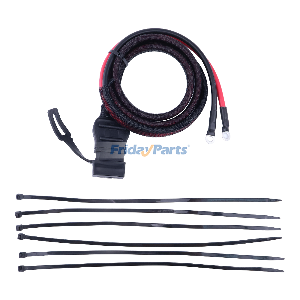 Western Fisher Snow Plow Battery Cable 21294 61169 61548 8274 for Non-Isolation Module System, Heavy Duty Power Cable for Snowplow Electrical Connection