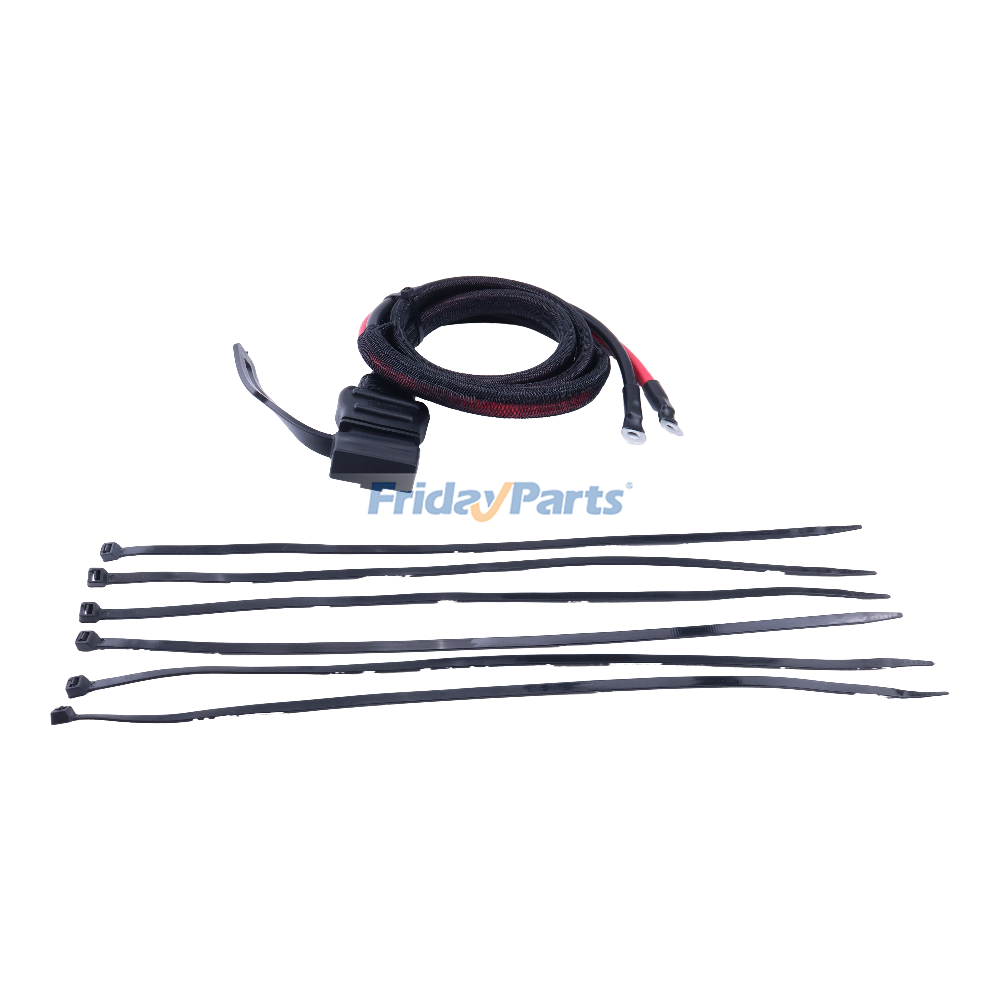 Western Fisher Snow Plow Battery Cable 21294 61169 61548 8274 for Non-Isolation Module System, Heavy Duty Power Cable for Snowplow Electrical Connection