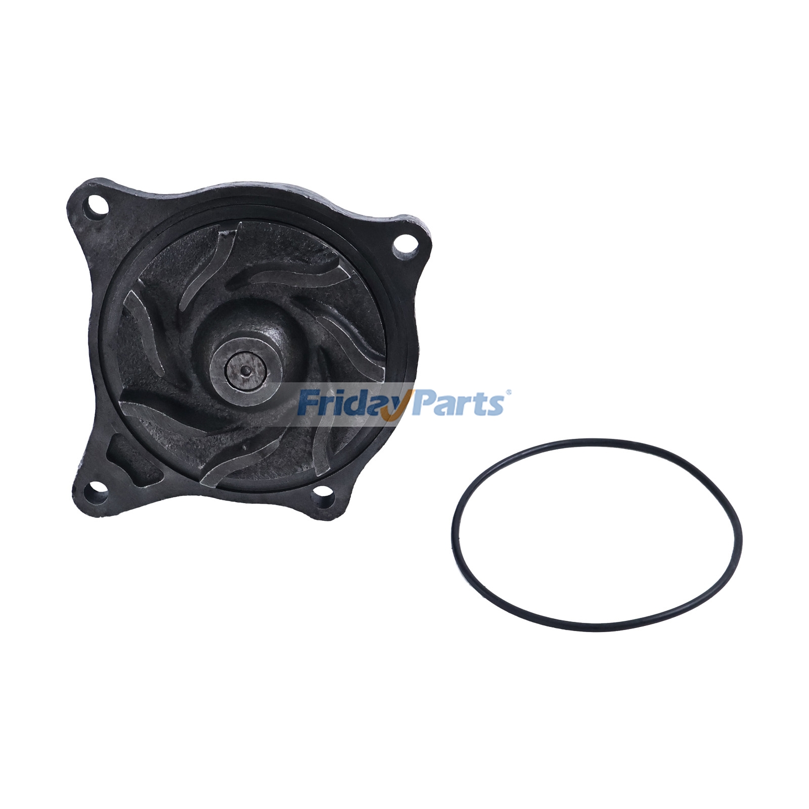 Bomba de água Mitsubishi D04FD-TAA XJAF-02487 XJAF2487 para empilhadeira Hyundai 35DS-7 40DS-7 45DS-7 HDF50-7S HDF70-7S Escavadeira Robex 170W-7 R145CR-9 FridayParts