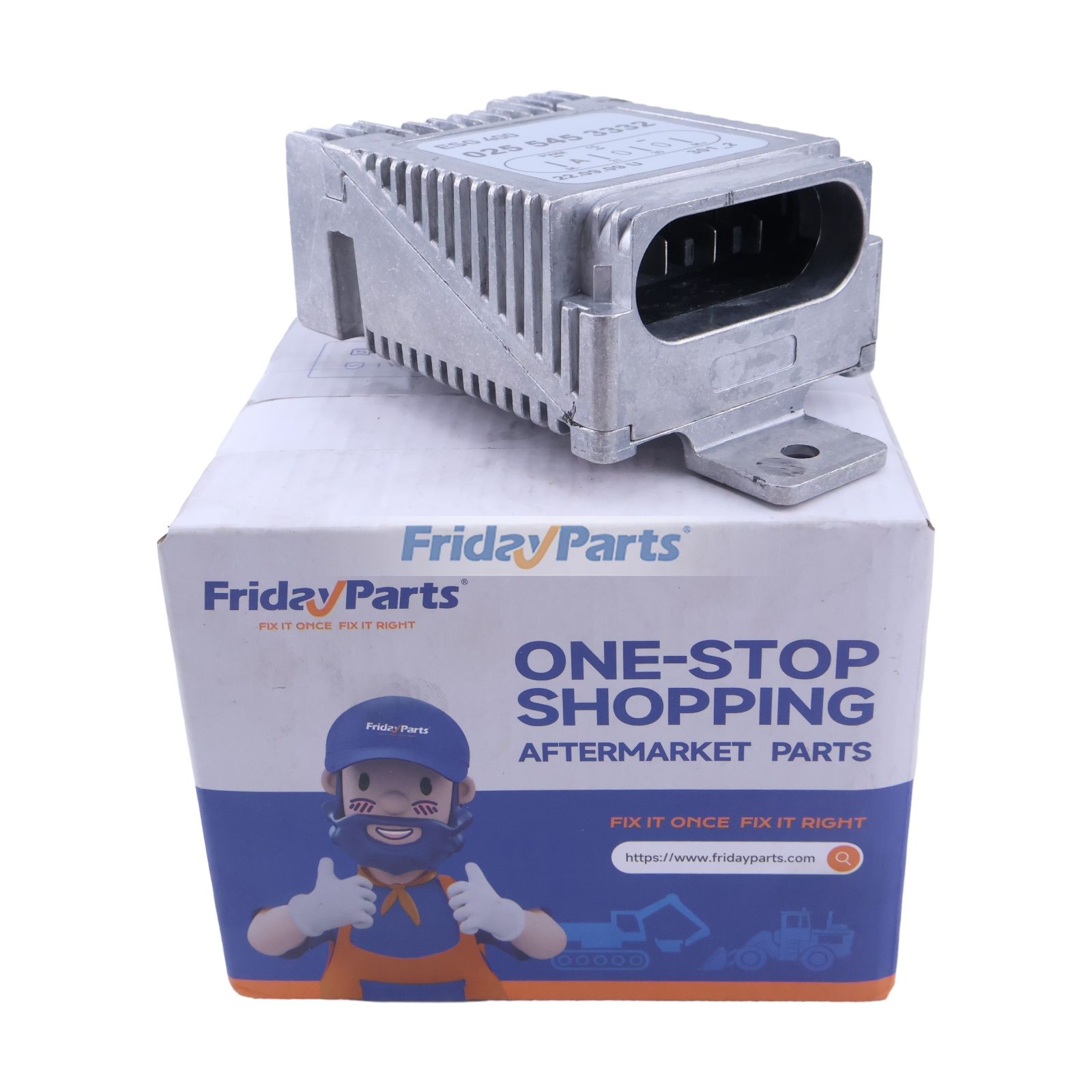 Cooling Fan Control Module 0255453332 FCM121 for Mercedes-Benz 1997-1998 C230 1998-2003 E320 1998-2002 E430