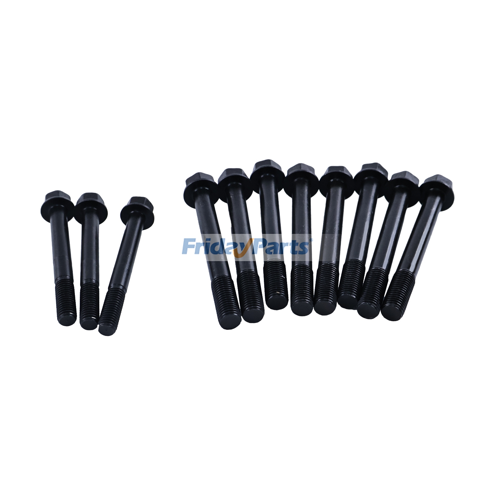 11 Pieces Cylinder Head Bolts for Mitsubishi Engine L3E
