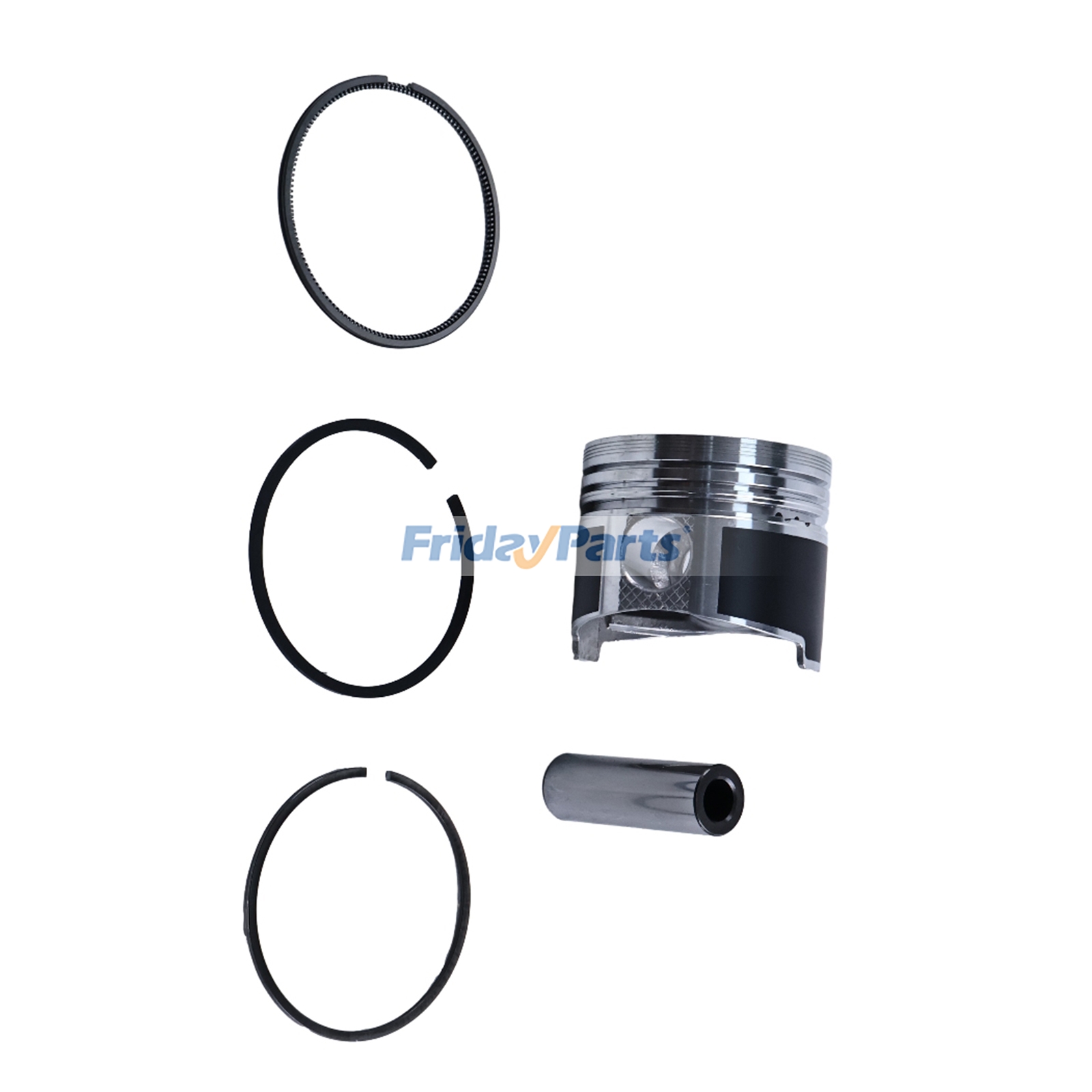 1 conjunto de pistão com anel STD 30L17-10013 para motor Mitsubishi L3E FridayParts