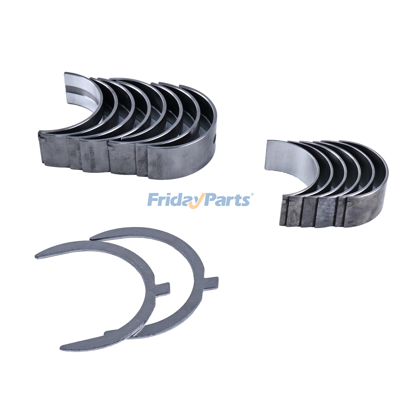 1 Set Main & Con Rod Bearing & Thrust Washers 04270238 04270252 02928961 for Deutz Engine F3L2011 F3M2011 BF3M2011