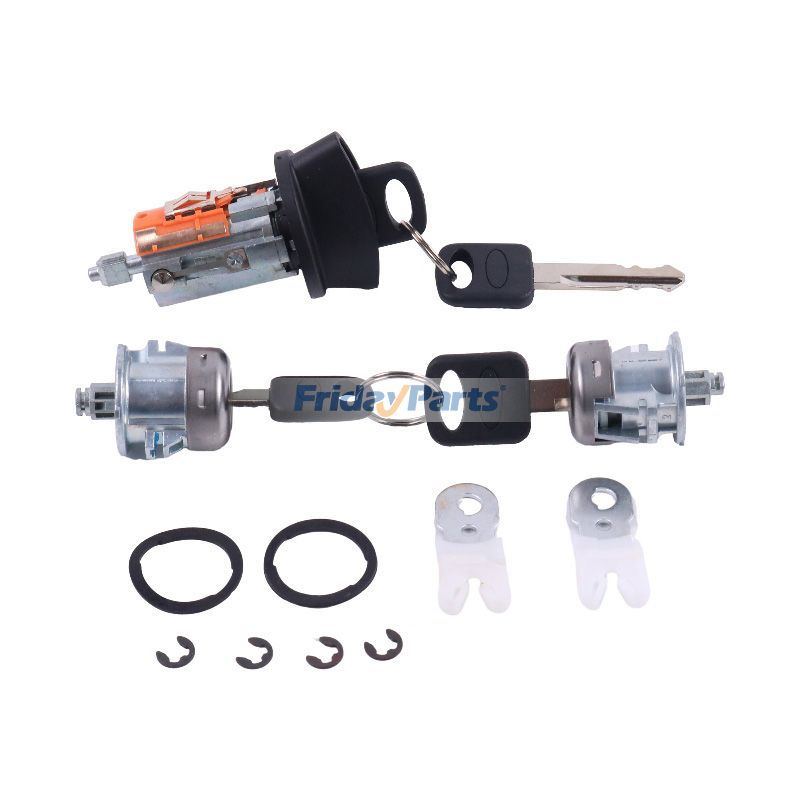 Ignition & Door Lock Cylinder With 4 Keys 703362 for Ford F150 F250 F350 F450