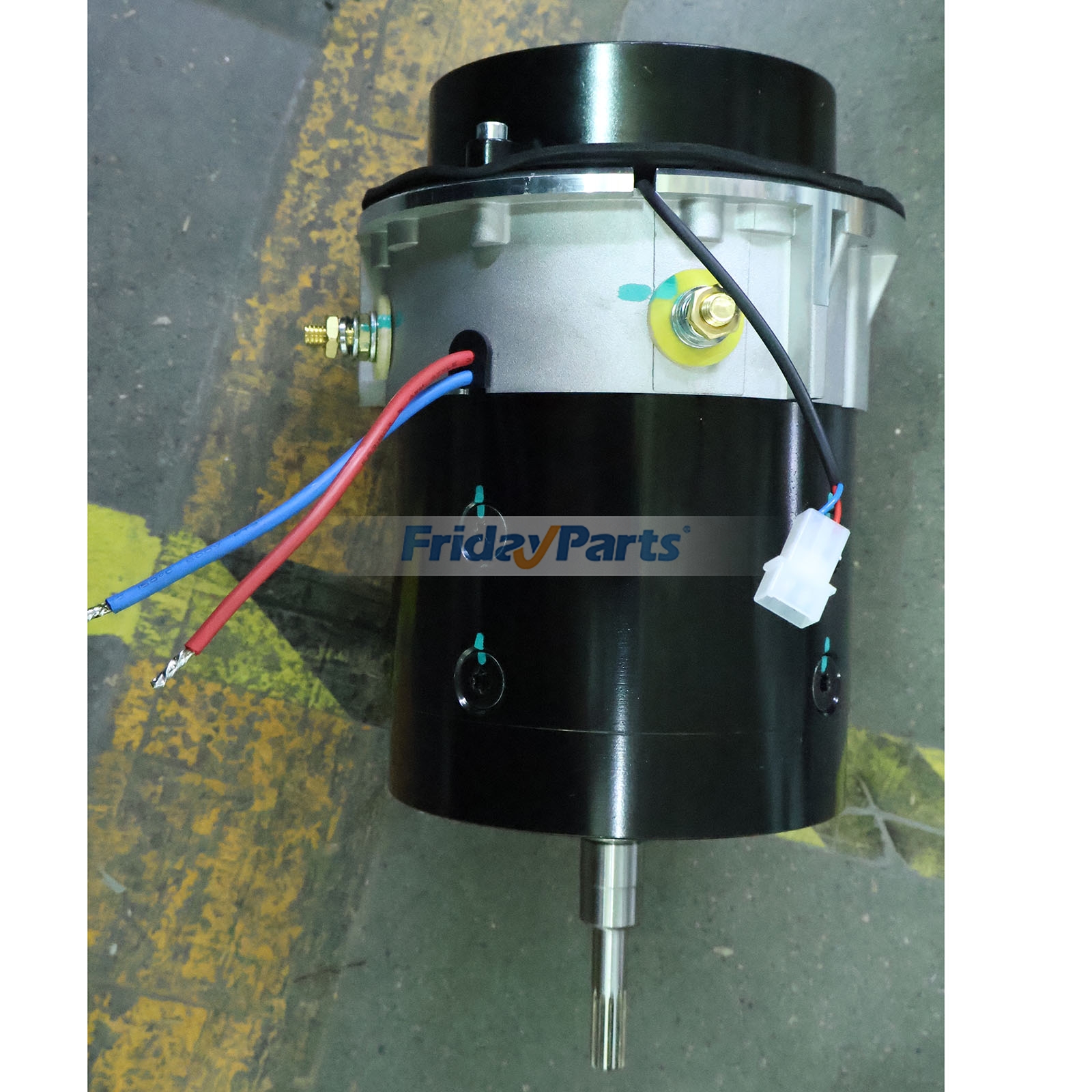 Motor de accionamiento avanzado con freno 70001657 para elevadores de tijera JLG 2030ES 2630ES 2646ES 3246ES de FridayParts