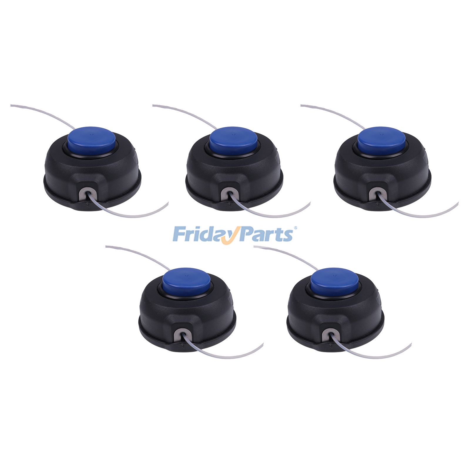 5 têtes de coupe-bordures à fil 537338306 537338310 pour débroussailleuses Husqvarna 122L, 128L, 129LK, 325C, 125C, 223L et 124R, 129RJ