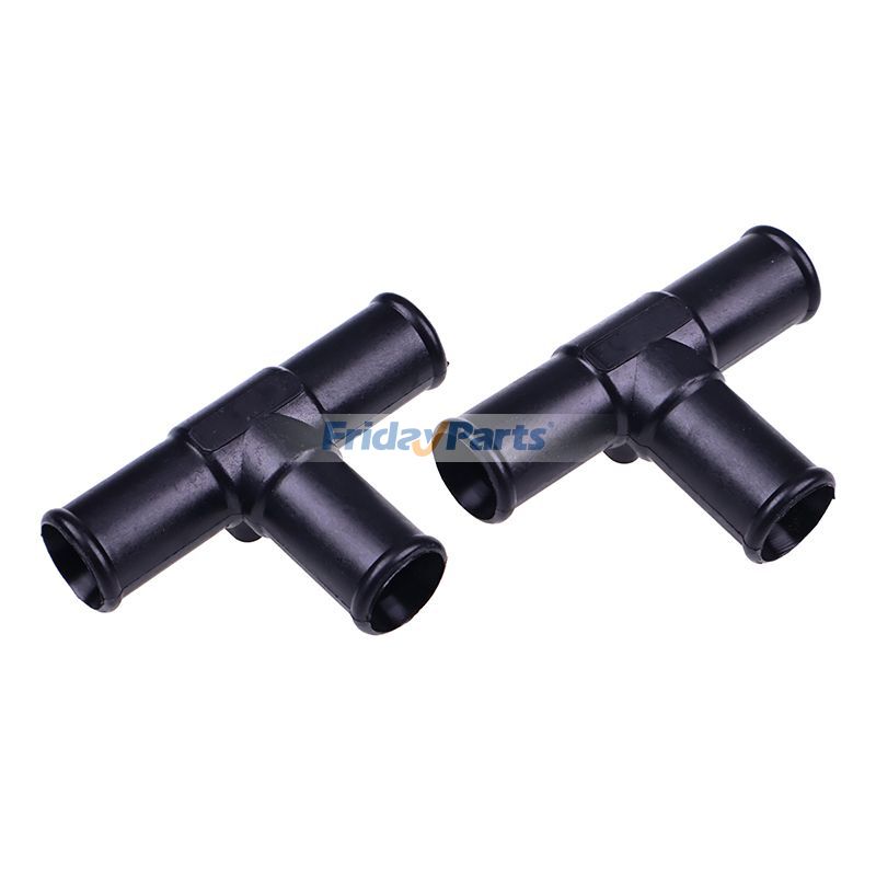 FridayParts 2 Stück Kühlmittel T Split Heizung Wasser Einlassrohr