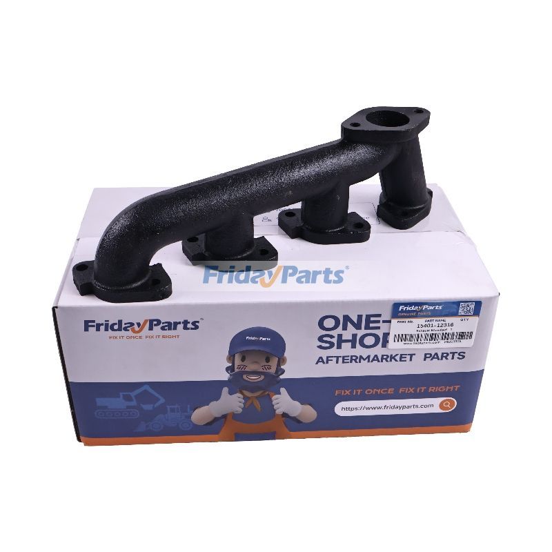 Exhaust Manifold 15401-12316 for Kubota Engine V1500 V1501 Tractor L285 L2600 L3001