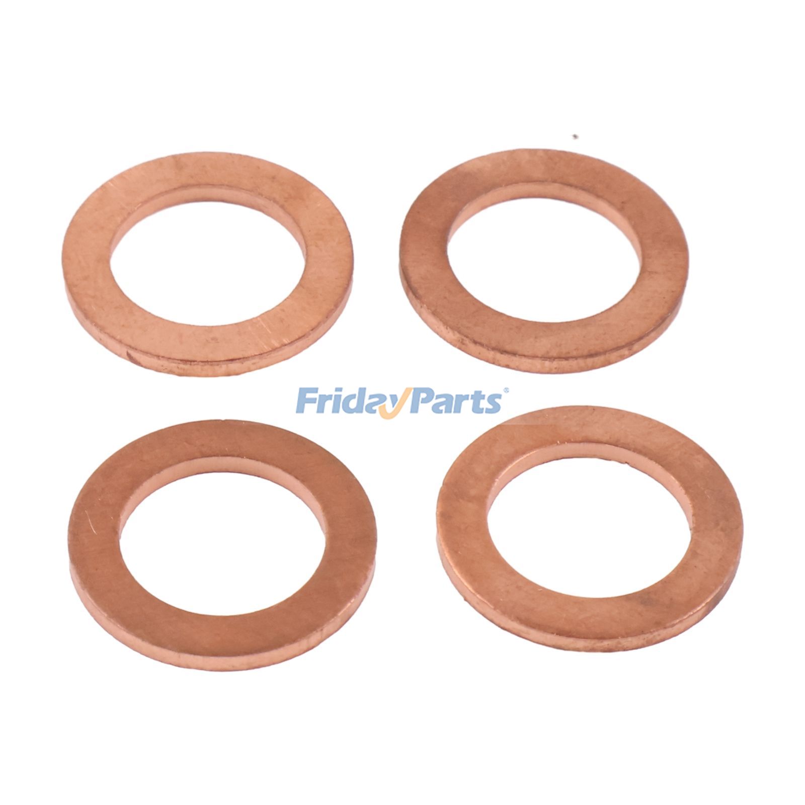 Asiento de boquilla de 4 piezas YM119625-11880 para motor Komatsu 3D75N, 3D78, 3D84, 4D98E, S3D84E, excavadora PC20R-8, PC75-1, PC95R-2, cargadora CK20-1, WA85-3 de FridayParts