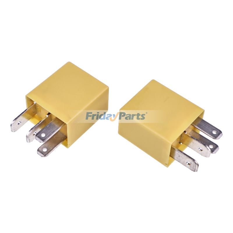 2 stück 12V 20A Multi-Verwenden 4-Pin Gelb Relais 95224-29750 für Hyundai Accent Amica Elantra Getz Kia Besta Carens Ceedfür Für HYUNDAI,Für Kia