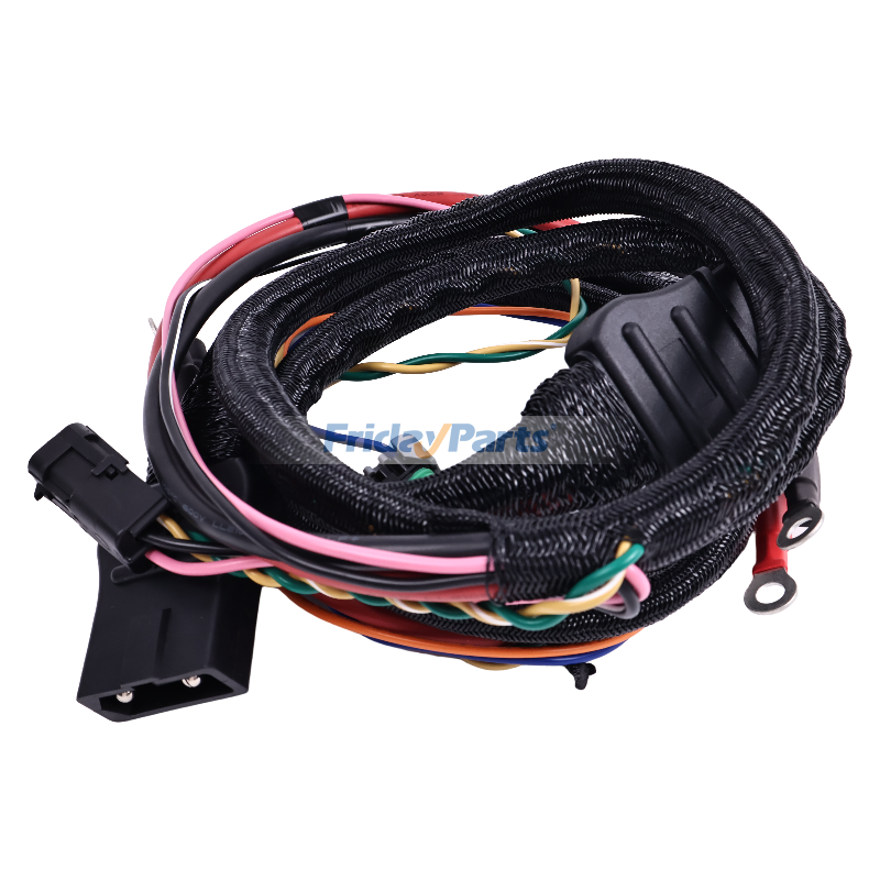 Heavy-duty truck and plow side battery cable with protective cover for Western and Fisher snow plows, part numbers 42014 42015 61548 8291