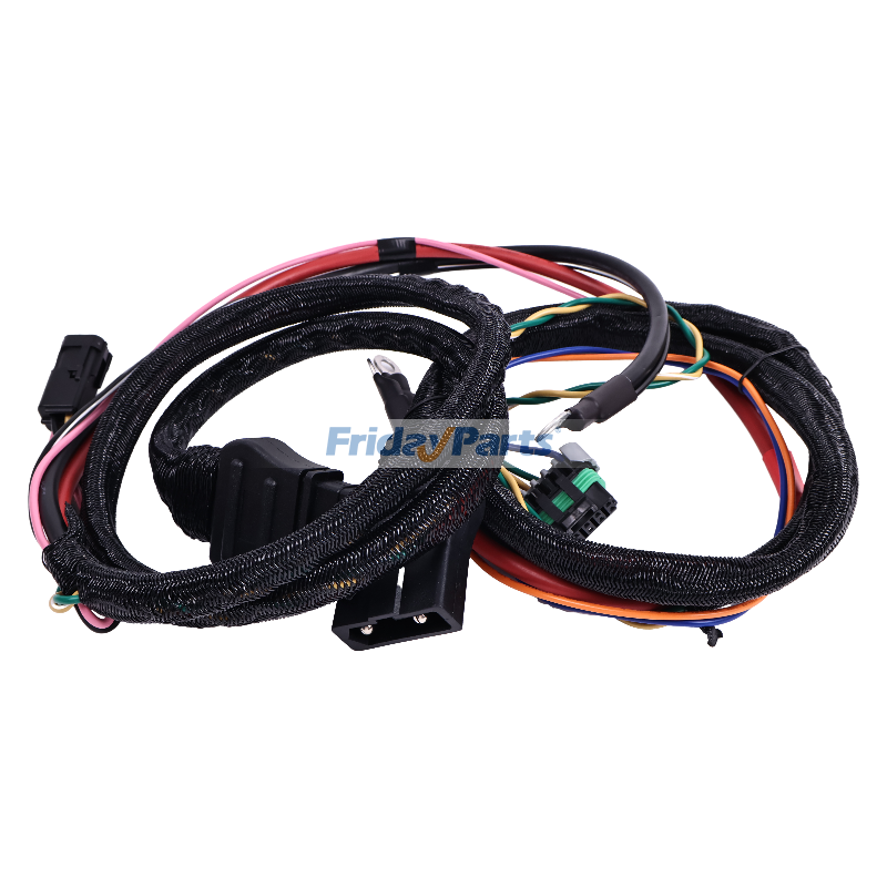 Heavy-duty truck and plow side battery cable with protective cover for Western and Fisher snow plows, part numbers 42014 42015 61548 8291