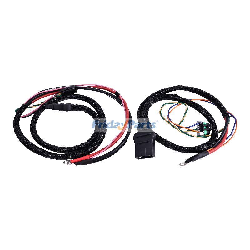 Heavy-duty truck and plow side battery cable with protective cover for Western and Fisher snow plows, part numbers 42014 42015 61548 8291