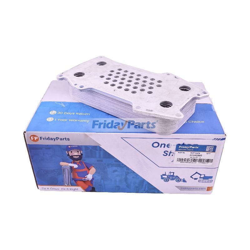 Oil Cooler 22592869 for Volvo EC210 D6E Deutz Engine TAD560VE TAD561VE TAD762VE TAD763VE TAD764VE TAD765VE