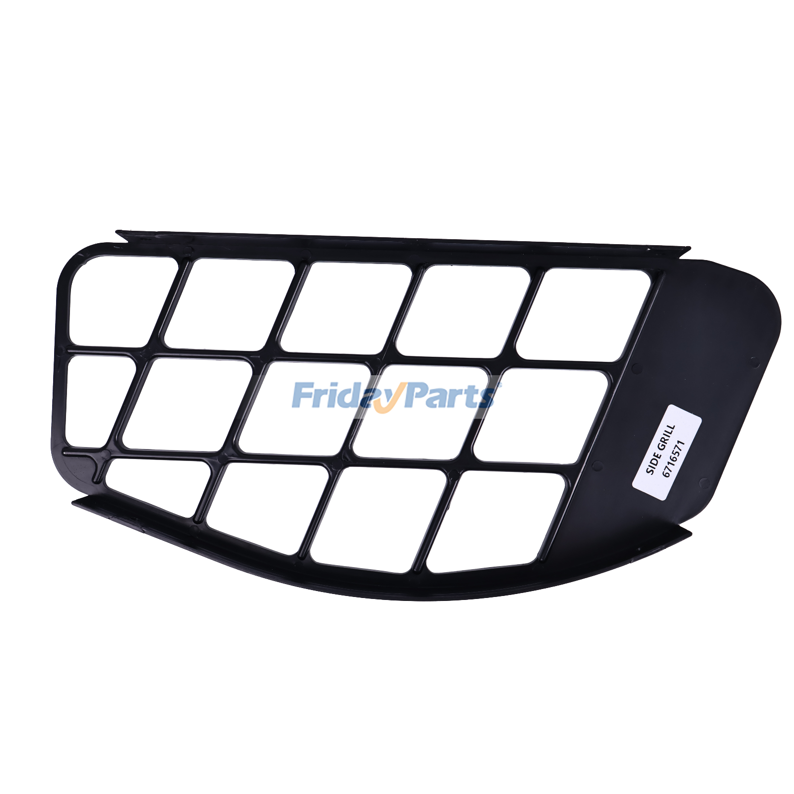 Rejilla lateral de descarga de aire de plástico izquierda 6716571 para cargadora Bobcat 653 751 753 7753 853 863 S175 S185 S190 S205 T140 T180 T190 de FridayParts