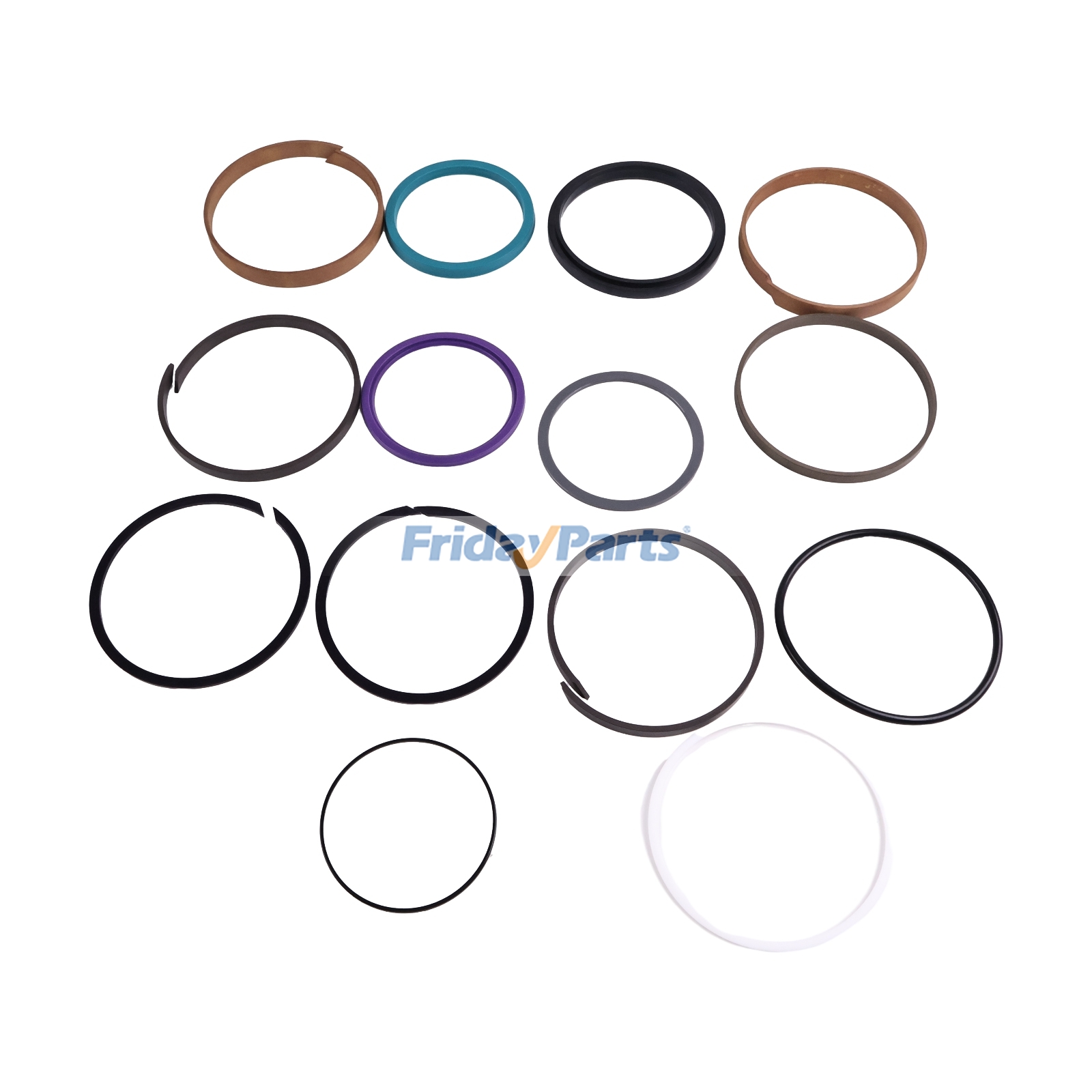 Kit de sellos para cilindro de brazo de pluma y cucharón 71400161 para excavadora Fiat-Hitachi FH200-1 FH200-2 FH220-1 FH220-2 Para HITACHI