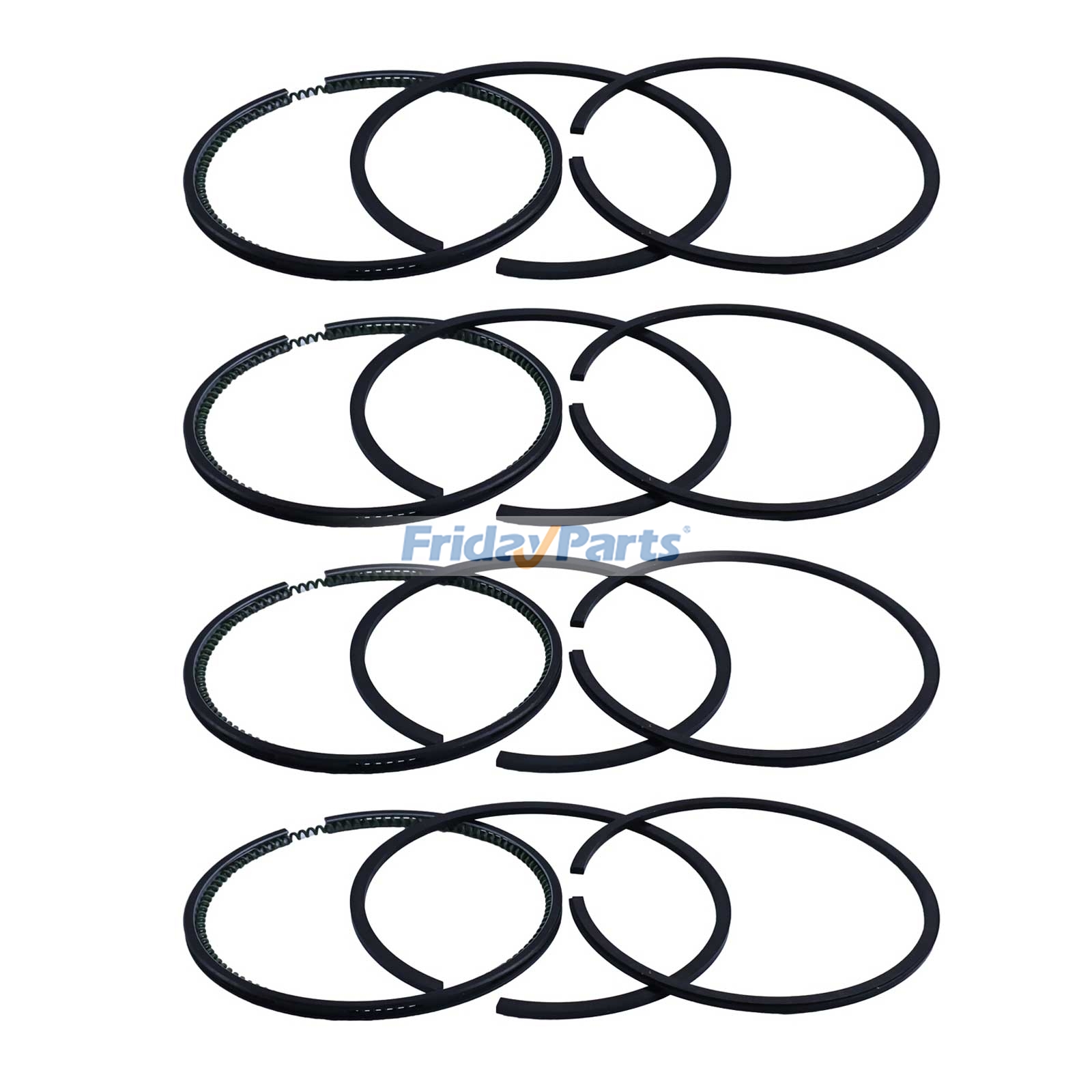 4 Pieces Piston Ring for Isuzu Engine 4JC1