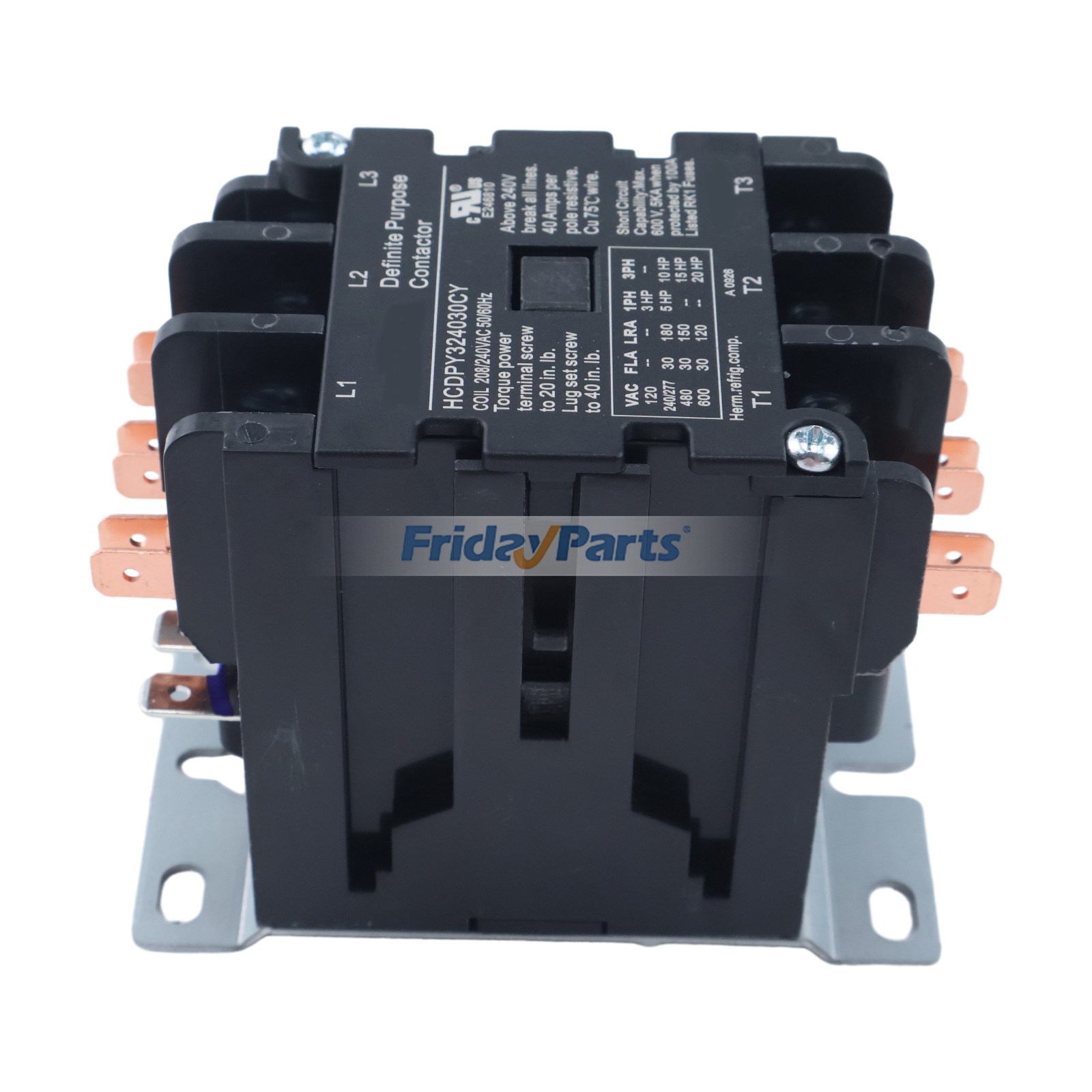 3 Pole 20 Amp 25 Amp 30 Amp 240V Coil Ultimate Purpose Contactor For OTHER BRAND Other Construction Equipment