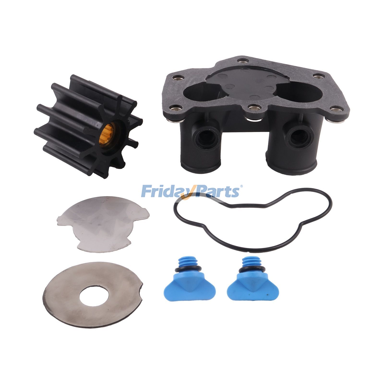 Impellergehäuse-Abdeckungssatz 862776A01 für Mercury MerCruiser 4,3 l, 5,0 l, 5,7 l, 6,2 l, 350, 377 MAG, MPI, 357, 383 Stroker, Scorpionfür 