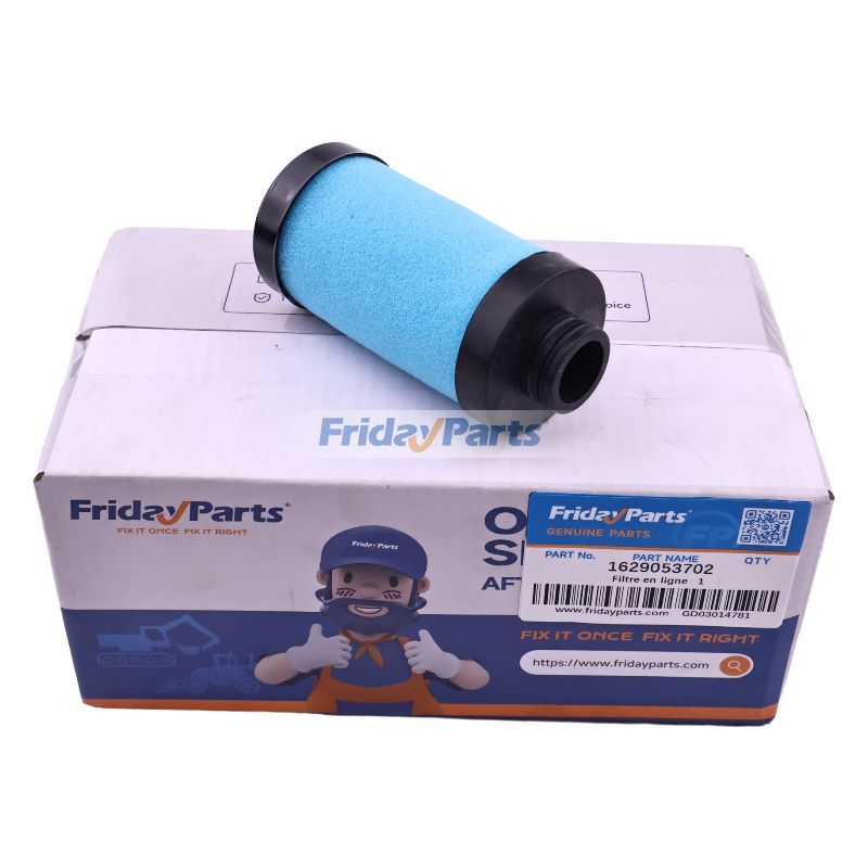 In-line Filter 1629053702 1629-0537-02 Atlas Copco Air Compressor