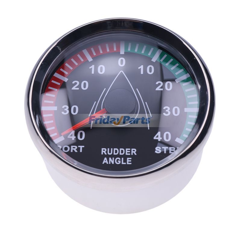 Wasserdichtes Bootsruderwinkelmessgerät 0-190 Ohm 3-3/8 "(85 mm) Hintergrundbeleuchtung mit Rudersensorfür Marine