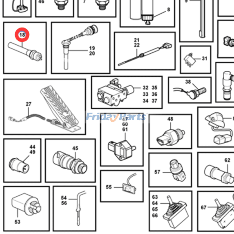 FridayParts Induction Sensor Wheel