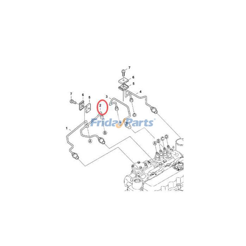 Injection Line for Engine,Loader