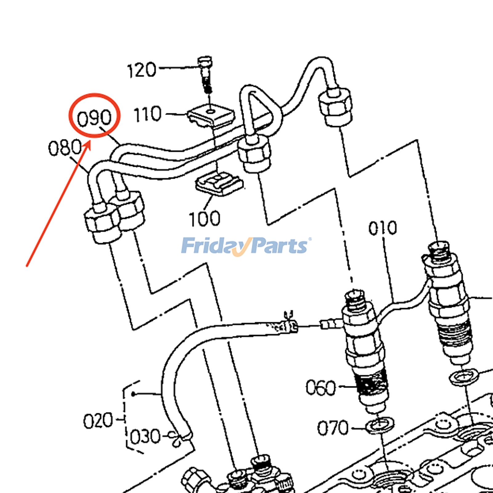 Injection Pipe for Engine