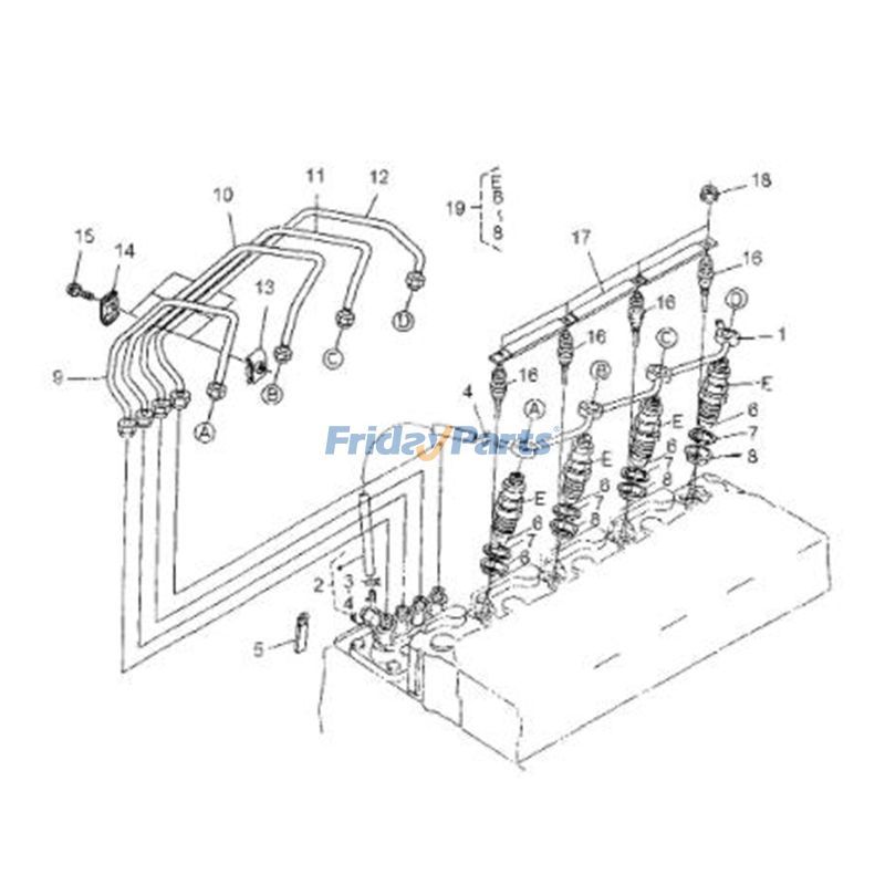 FridayParts Injection Pipe
