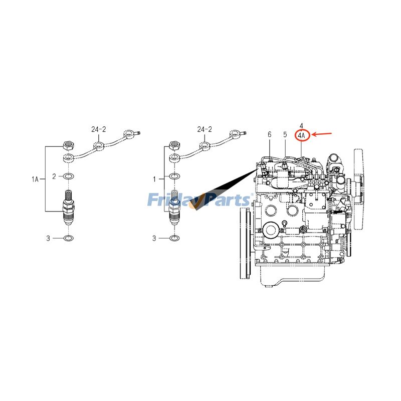 Injection Pipe for Tractor