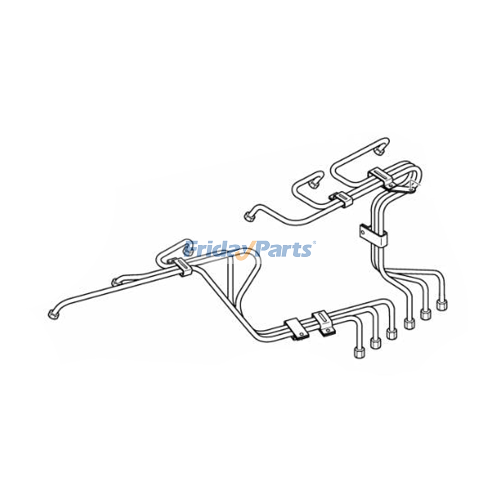 Injection Pipe Assembly for Excavator,Loader