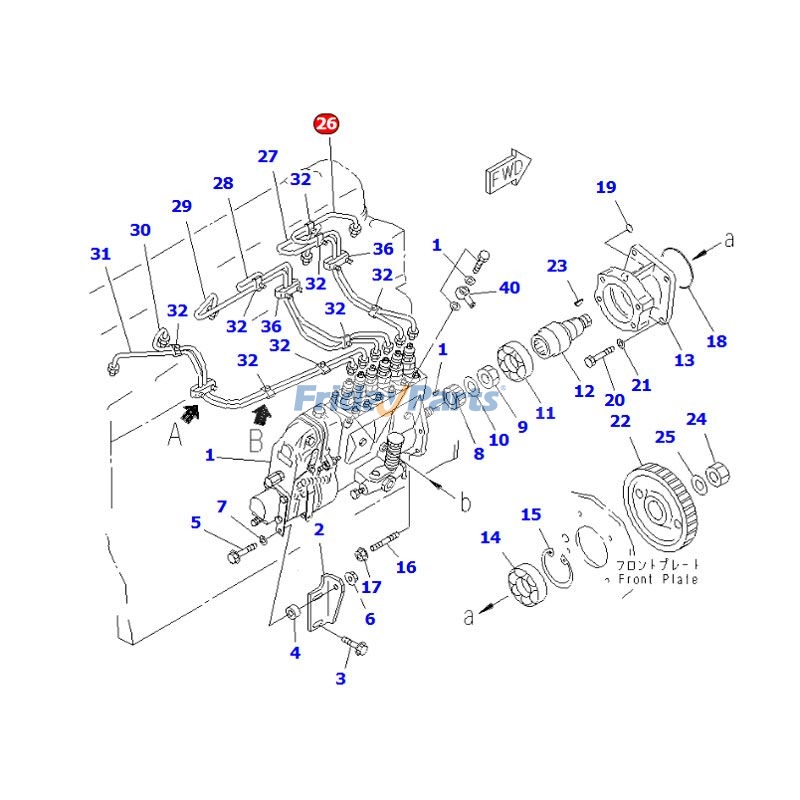 Injection Tube for Engine,Generator,Loader