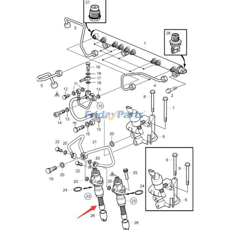 Injektor Pentafür Motor,MarineFür VOLVO