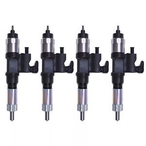 4 inyectores de combustible 8973297031 8973297035 para motor Isuzu 4HK1, camión, Hitachi, John Deere, excavadora CASE