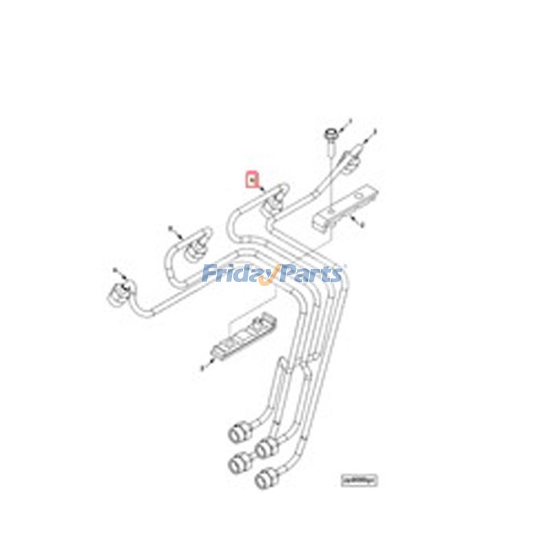 Injector Fuel Supply Tube  for Engine