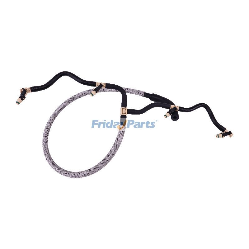 Engine,Loader Fuel Injector Leak Back Pipe