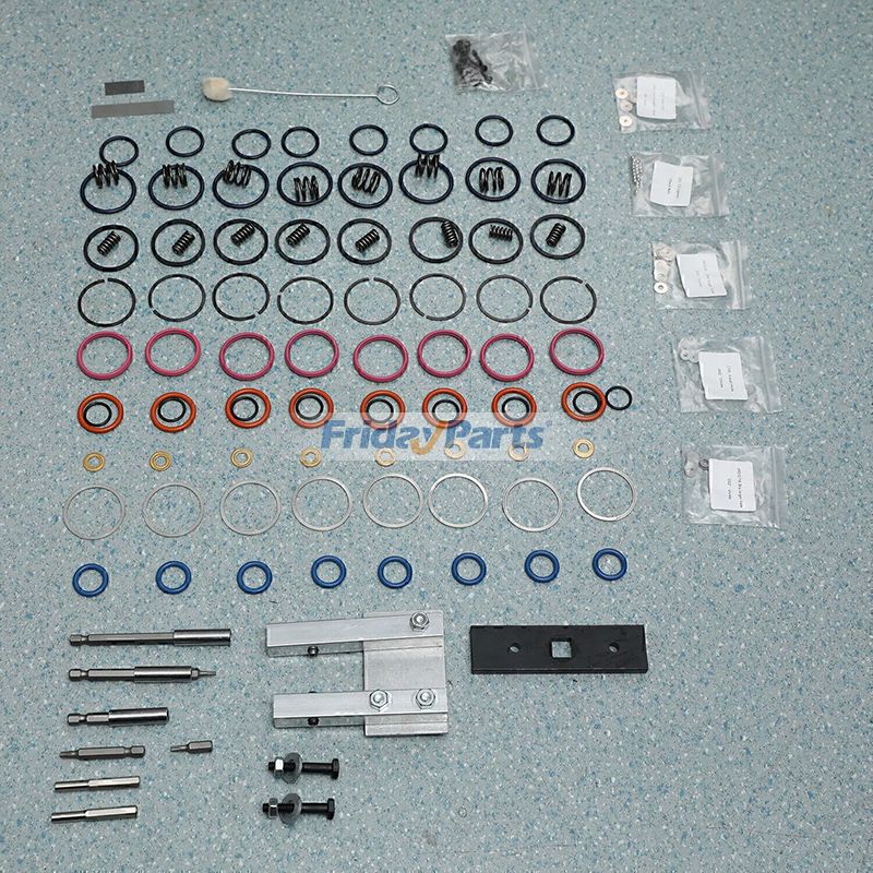 Injector Rebuild Kit With Vice Clamp And Tool Spring 1833564C92 for 1994-2003 Ford E350 F350 7.3L PowerStroke