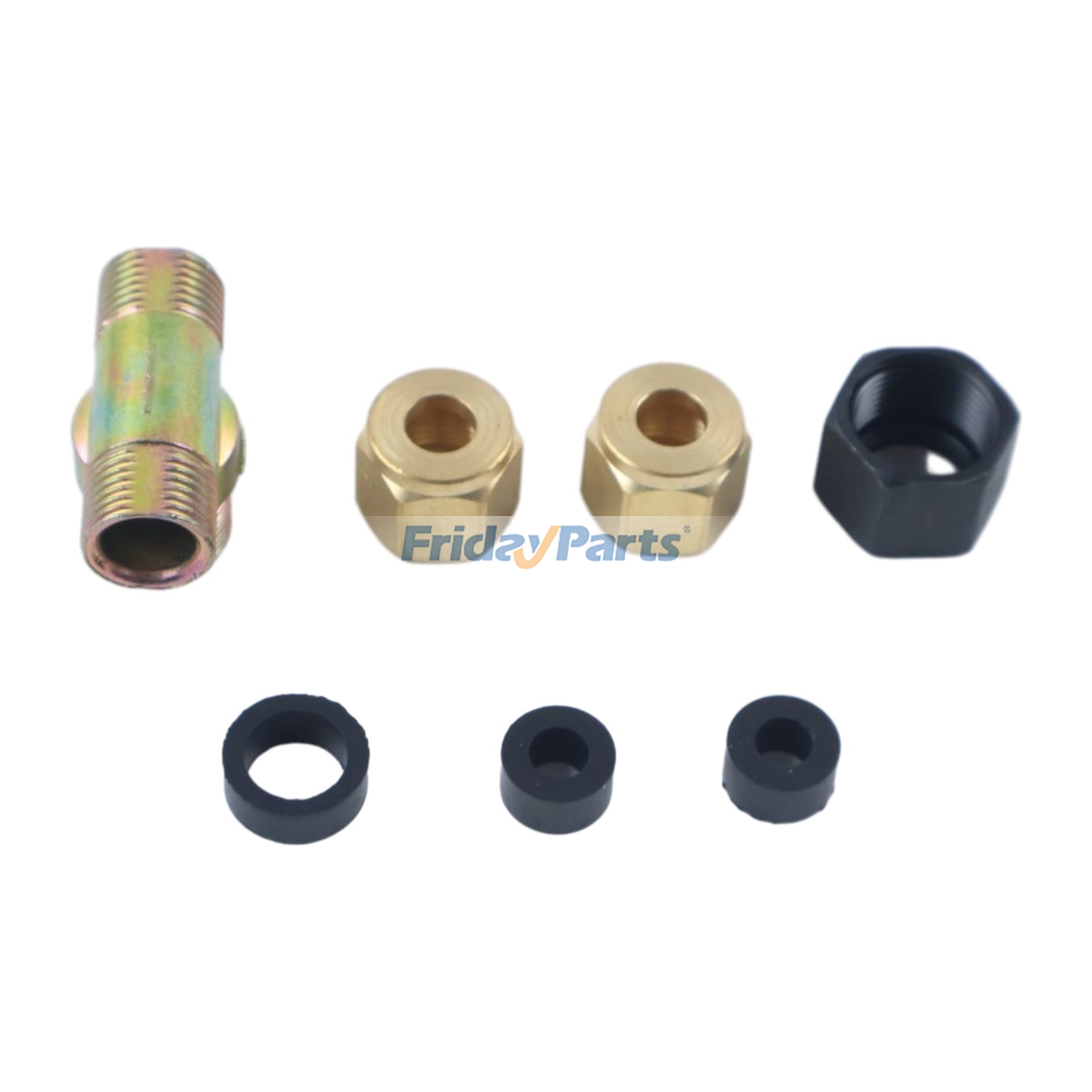 Kit de raccord en T pour conduite de retour d'injecteur R123593 R51936 R79605 R71963 pour moteur John Deere 3029 4045 6068 et chargeur 300B 310D 325J 325KpourPour JOHN DEERE