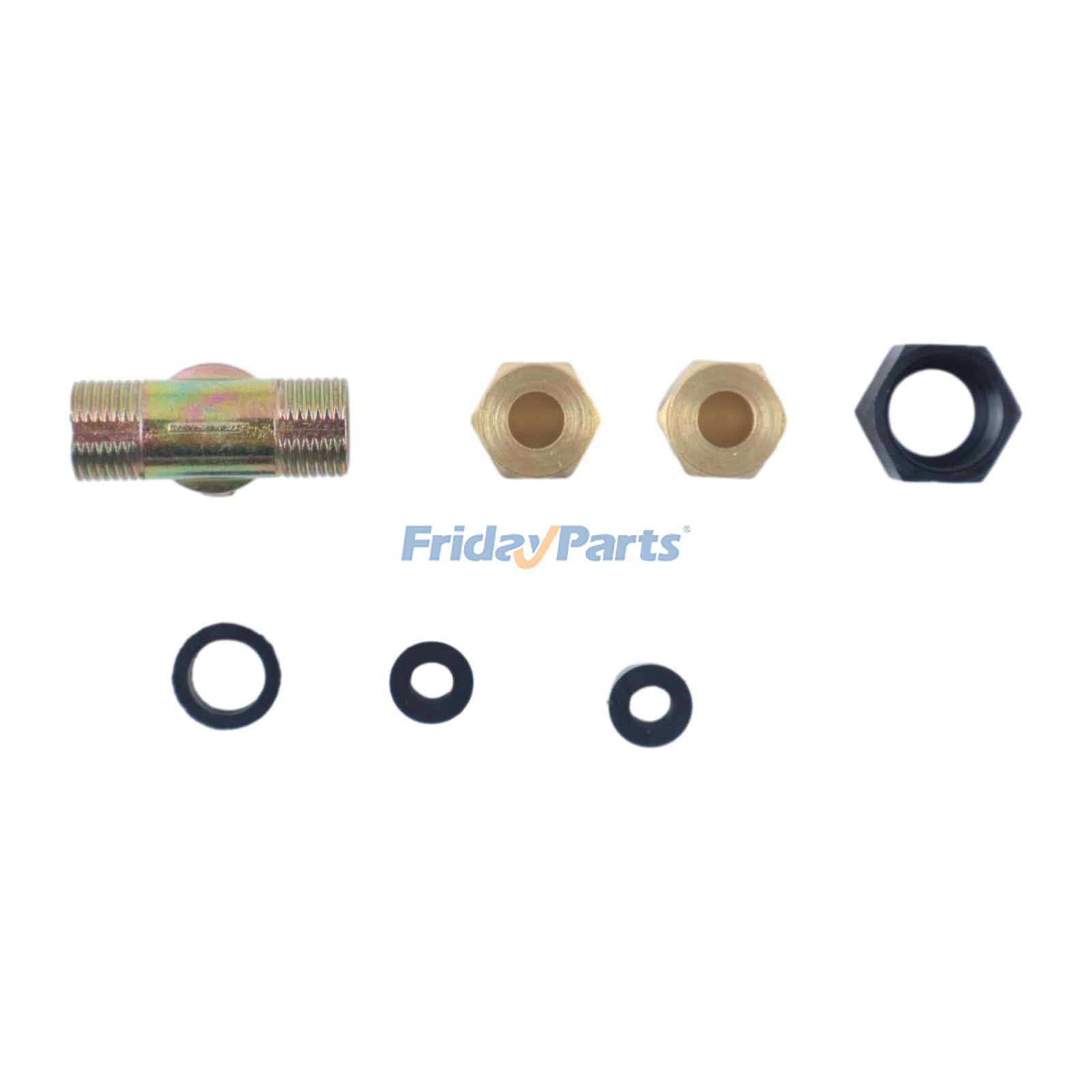 Kit de raccord en T pour conduite de retour d'injecteur Pour JOHN DEERE