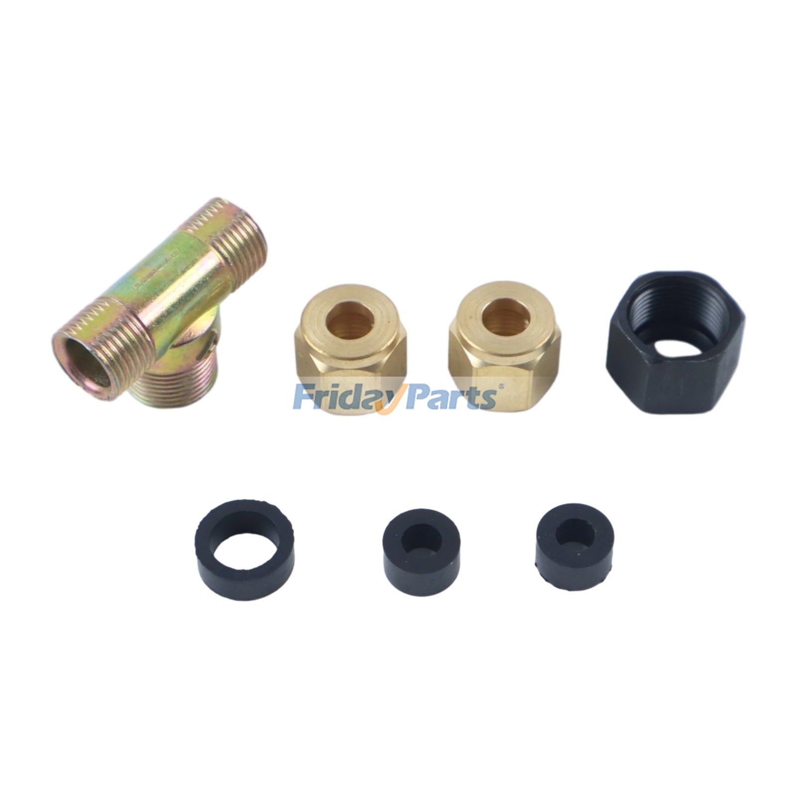Kit de raccord en T pour conduite de retour d'injecteur de FridayParts