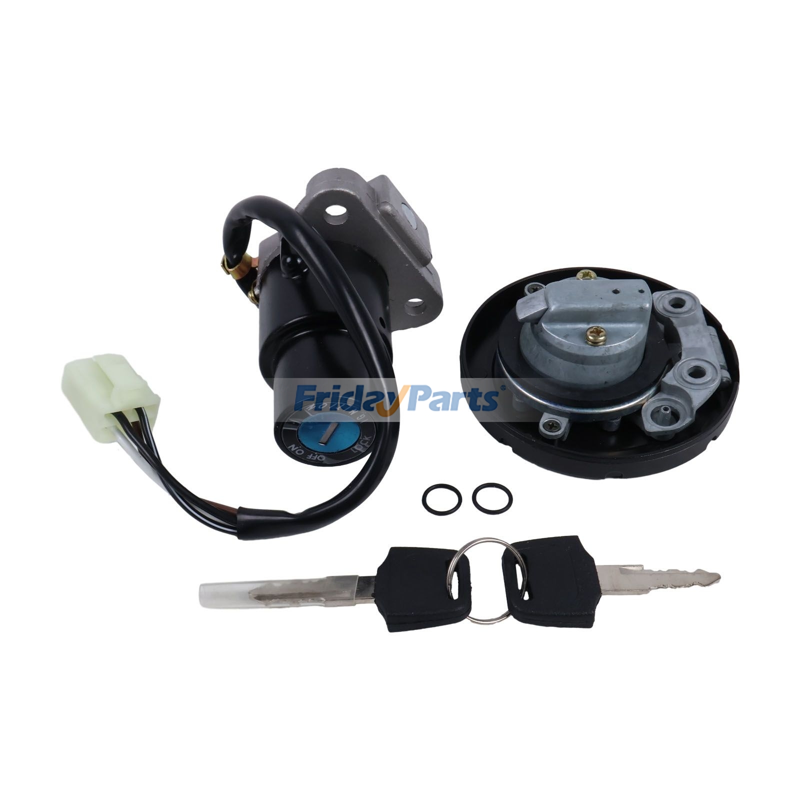 Interrupteur d'injecteur avec 2 clés 27005-1129 pour moto Kawasaki KLR650 KL650pourPour Kawasaki