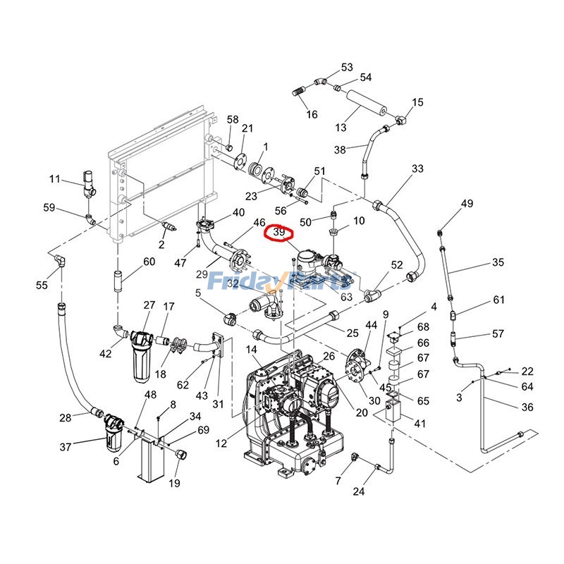 Soupape de purge d'admissionpour Compresseur d'Air