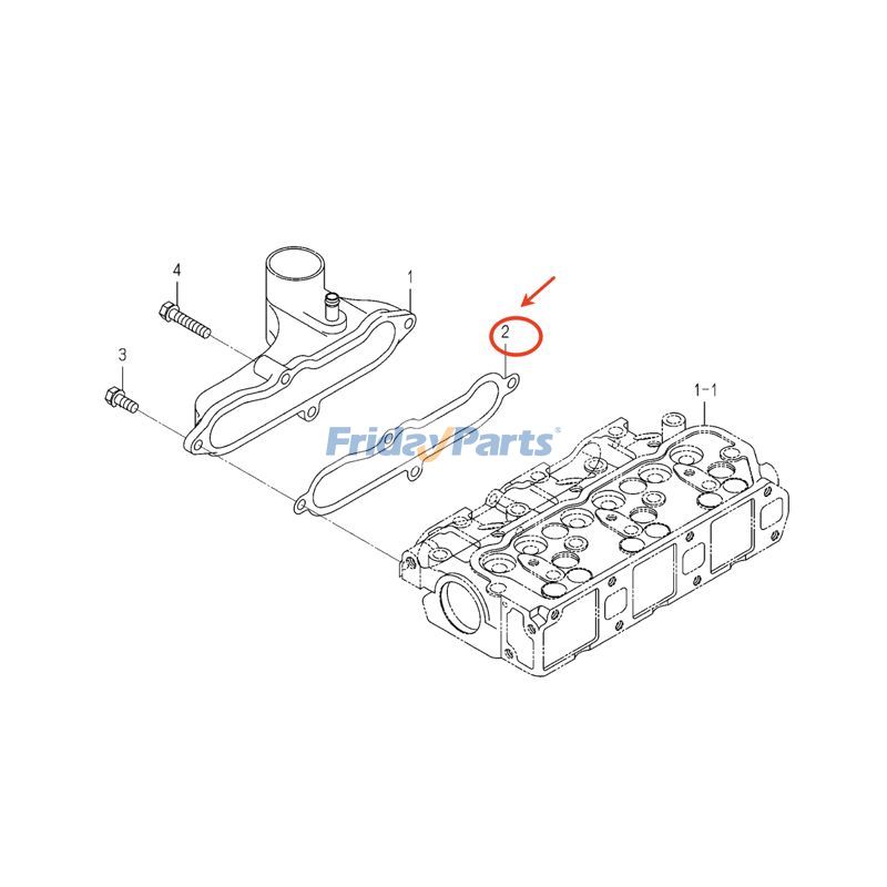 Joint de collecteur d'admissionpour Moteur,Tracteur