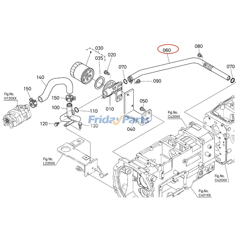 Inlet Pipe for Tractor
