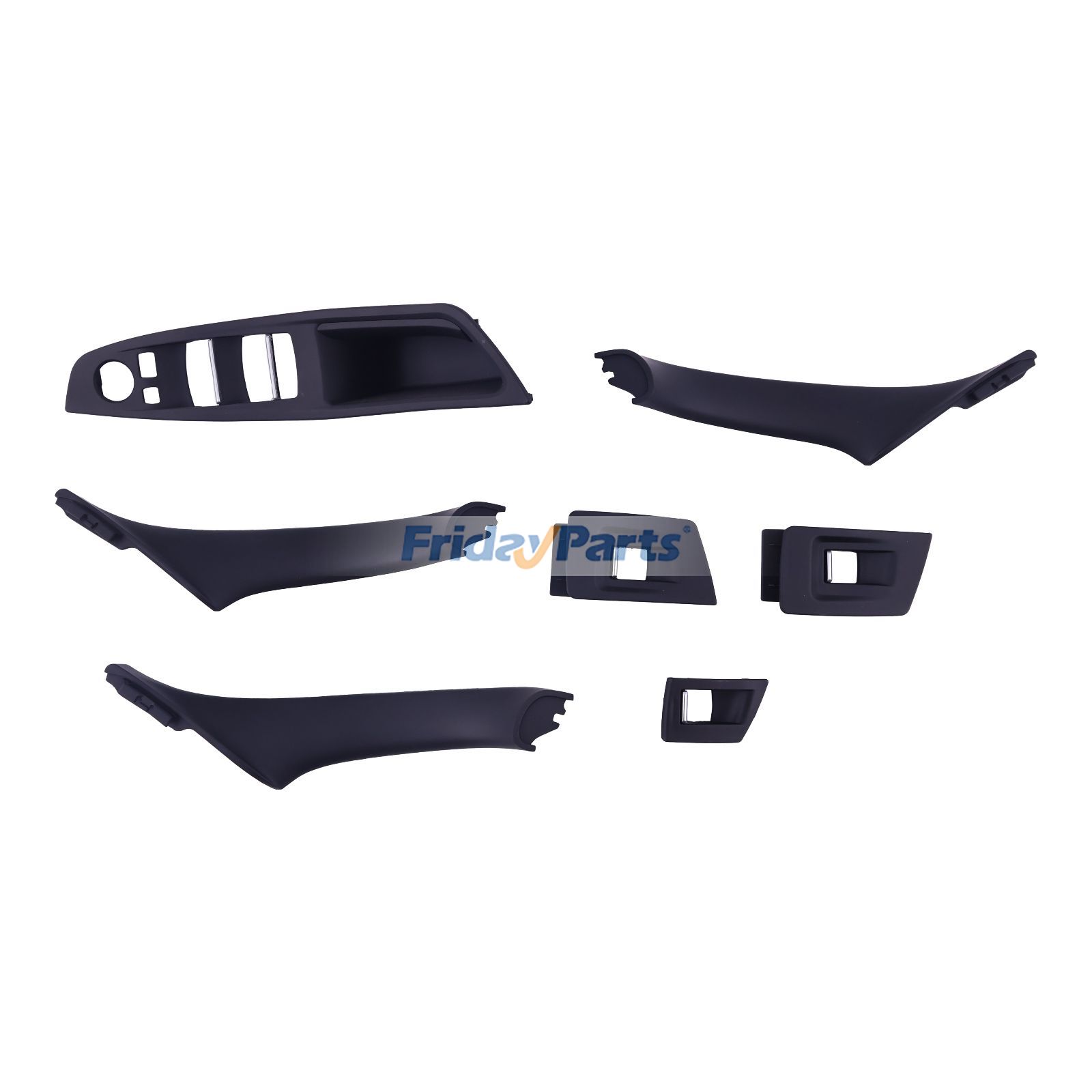Inner Door Panel Handle Pull Trim Cover Set for Vehicle