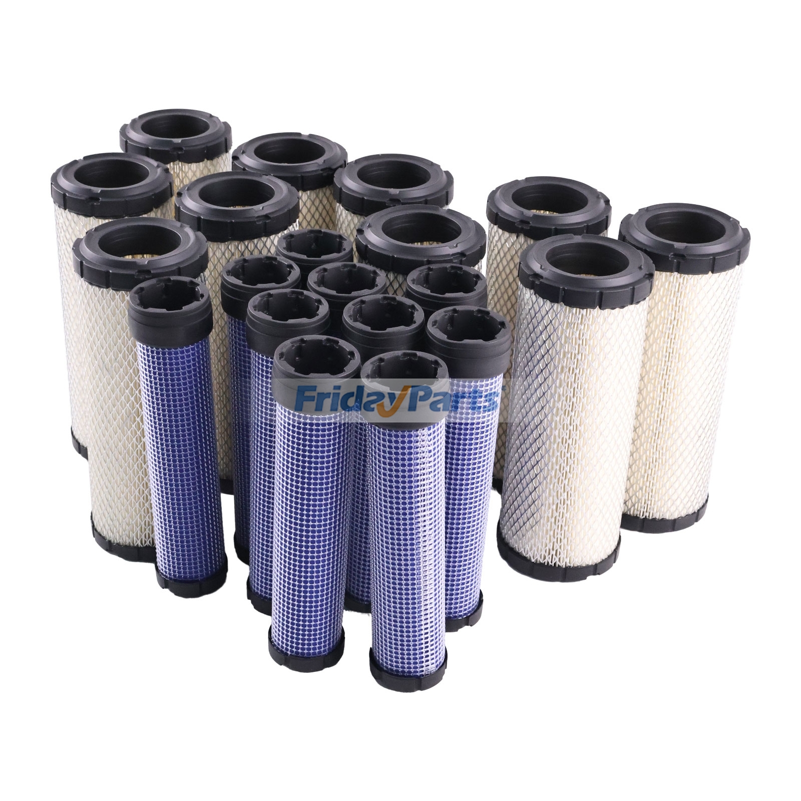 Motorluftfilter-Kit für Kawasaki 11013-7020 11013-7044, John Deere M131802, Kohler 25-083-01S