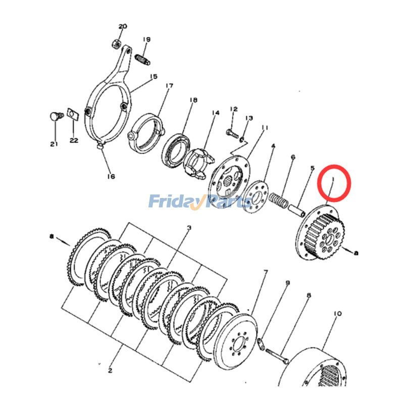 KOMATSU用ブルドーザー用インナーステアリングクラッチドラムブル