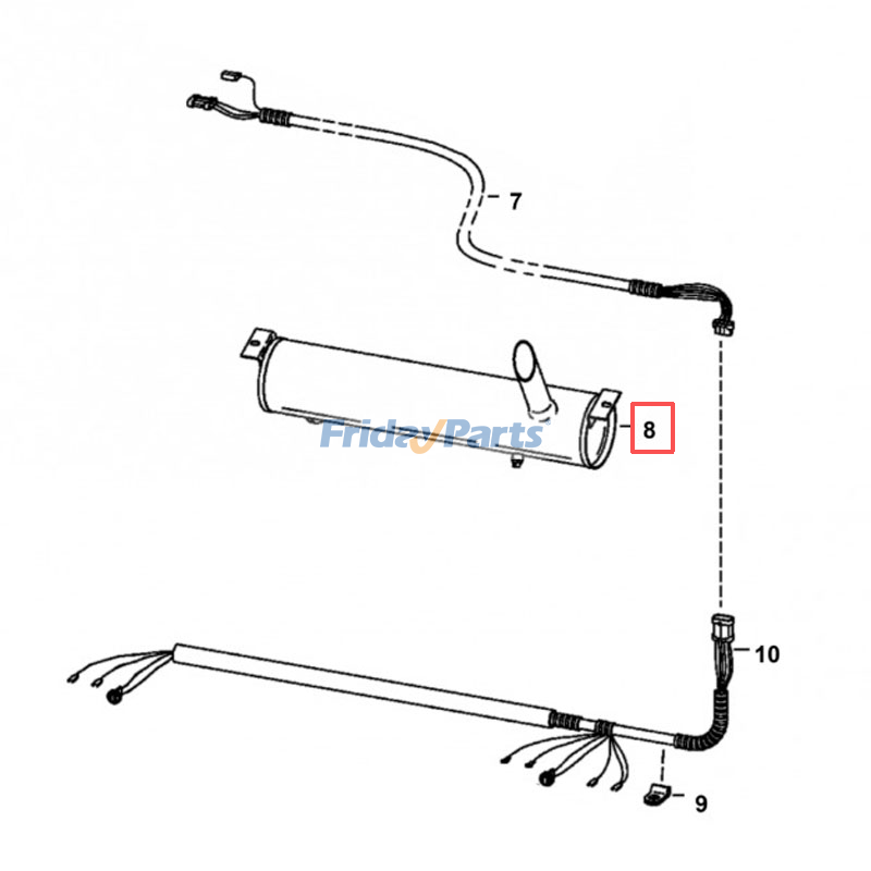 Insulated Muffler for Loader
